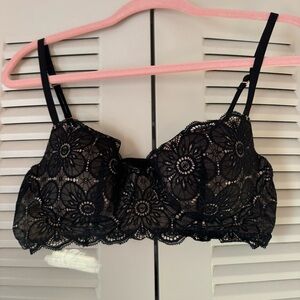 Aerie Black Lace Bra